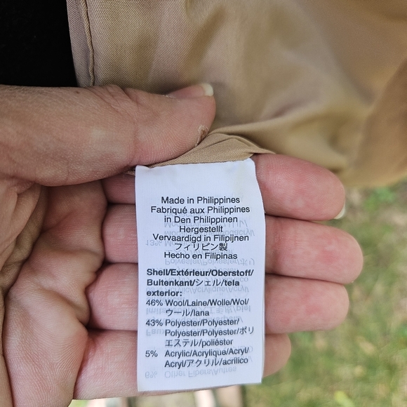 J. Crew Mercantile tan wool-blend Vail Parka size 14 - Picture 5 of 9